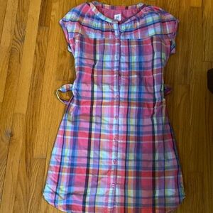 NWT gap madras style plaid dress size xxl